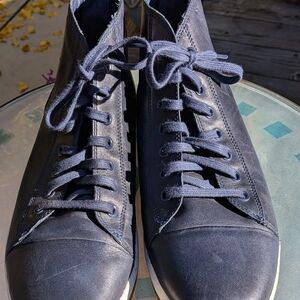 Cole Haan Dark Blue High-Top Sneakers